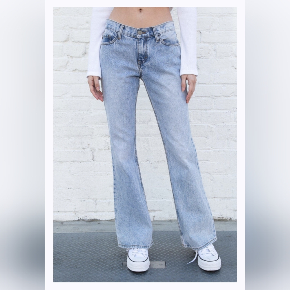 Brandy Melville light blue Quinn Jeans